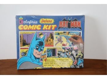 NEW SEALED Vintage Colorforms Deluxe Batman Comic Kit