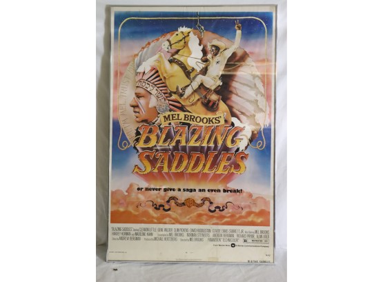Vintage Blazing Saddles Movie Poster