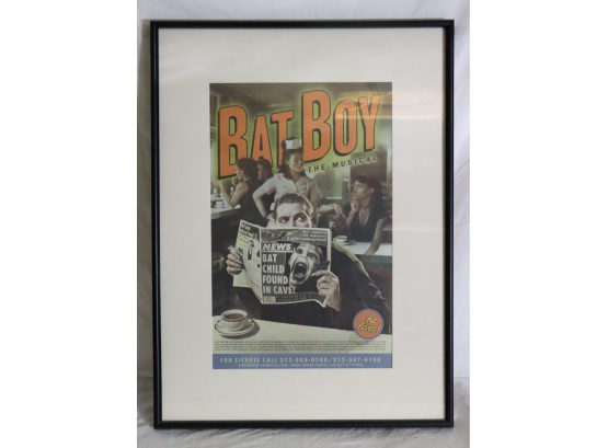 Framed Bat Boy The Musical Union Square Theater Poster