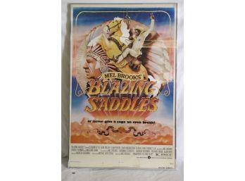Vintage Blazing Saddles Movie Poster