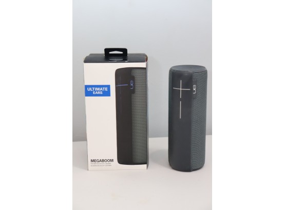 'UE MEGABOOM Charcoal Black Wireless Mobile Bluetooth Speaker (Waterproof And Shockproof)'