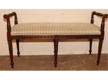 Vintage Upholstered Bench Bed