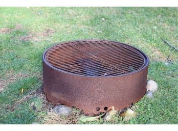 Fire Pit Metal Ring And Grill Grates
