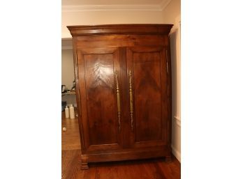 Large Antique Wood Armoire