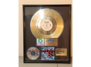 Robin S 'Show Me Love' Gold 12', Cassette, & CD Single  Record Riaa Award
