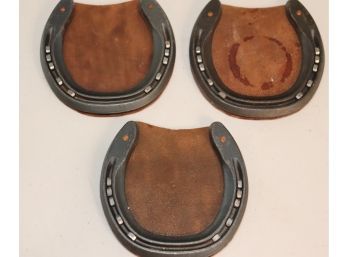 Keystone Leather Horse Shoe Coasters