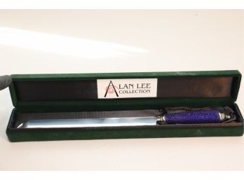 Alan Lee Collection Bread Knife Beaded Handle