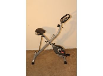 Exerpeutic Folding Magnetic Upright Exercise Bike With Pulse