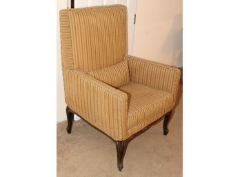 Upholstered High Back Arm Chair