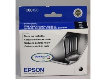 T060120 For EPSON 60 BLACK Ink Cartridge Stylus C68 C88 CX4200 CX3810 CX5800