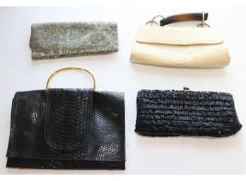 4 Vintage Handbag Purse Clutch Beaded
