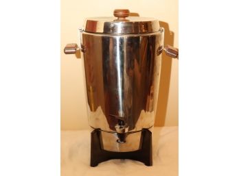 Vintage Coffeemaker West Bend 'Discovery Collection' 30 Cup Stainless RARE