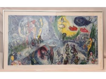 Framed Marc Chagall 'Le Grand Cirque' Printed In France