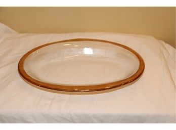 Glass Oval Platter