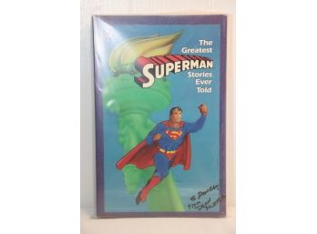 The Greatest Superman Stories Ever Told TPB (1987) Signed By Dean Mutter