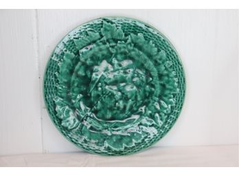 Vintage Cabbage Green Leaf Plate