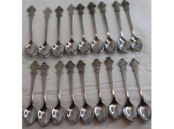 Lot Of 18 ROLEX Travel Collector Spoons
