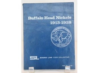 Buffalo Head Nickels 1913-1938 Coin Folder & Coins