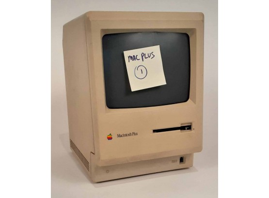 #1 Early Apple Macintosh Plus 1MB. Model M0001A