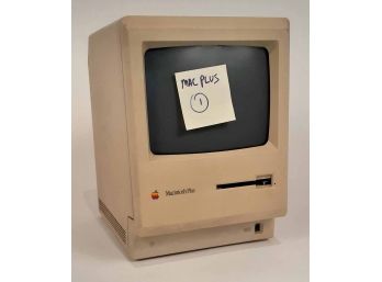 #1 Early Apple Macintosh Plus 1MB. Model M0001A