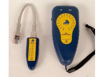 DataShark RJ45 Network Tester With Remote And Case. Tested/works.