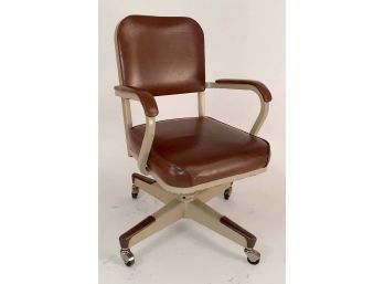 Vintage Industrial Office Chair Made By United Chair