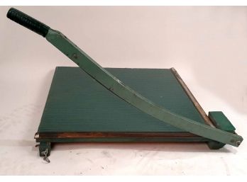 Large Guillotine Paper Cutter Yale Chicago