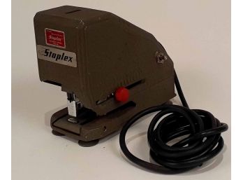 Staplex Vintage Electric Stapler, Works.