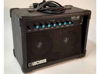 Boss MG-10 Guitar Amp 10 Watt 2x5 Speakers. Works Good. Made By Roland