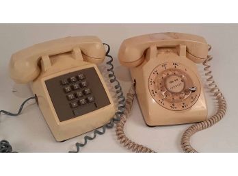 2 Vintage Desk Telephones