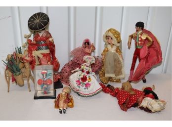 Vintage Travel Souvenir Dolls