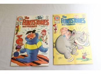 2 Vintage Flntstones Comic Books