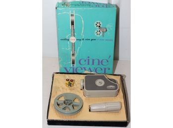 Vintage Cine Viewer Handheld 8mm Movie Viewer In Original Box