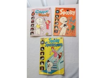 Lot Of 3 Vintage Casper The Friendly Ghost Comic Books