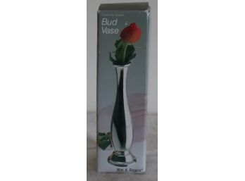 New In Box Willam A Rodgers Bud Vase
