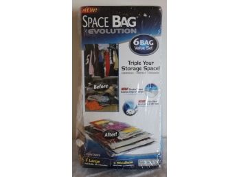 NEW IN PACKAGE 6 Space Bags 3 Large 3 Medium