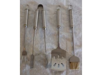 Stainless Steel Barbeque Tool Set Heavy Duty