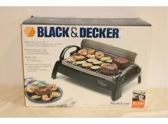 *NEW IN BOX* Black And Decker IG160 Sizzle Lean Electric Indoor Grill