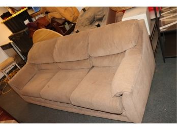 Light Brown Upholstered Couch