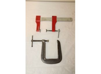 Vintage Bar And C-Clamp