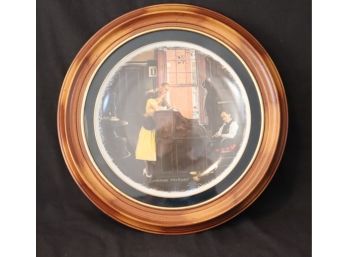 Gorham Collectors Plate Norman Rockwell (The Marriage License) 1976