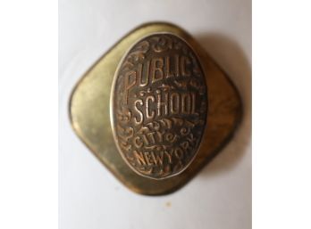 PUBLIC SCHOOL CITY OF NEW YORK Old Bronze Door Knob NY NYC Desk Art Paperweight
