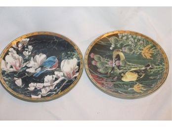 Vintage Pair Of W.S.GEORGE Melodies In The Mist Collector Plates
