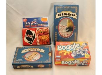 Game Lot Boggle Uno Bingo Mancala