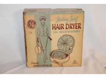 Vintage GE Leading Lady Hair Dryer