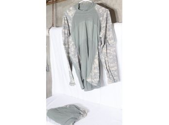2 US Army Combat Shirts Size Large MASSIFMountain Gear Co.