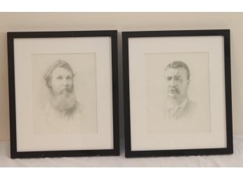 Teddy Roosevelt And John Muir Best Made Stamped Framed