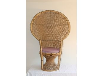 Vintage Wicker Rattan Chair
