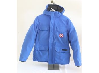 Canada Goose PBI Expedition Hooded Parka, Royal Blue, Size Kids XL (18)