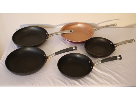 Lot Of 5 Frying Pans